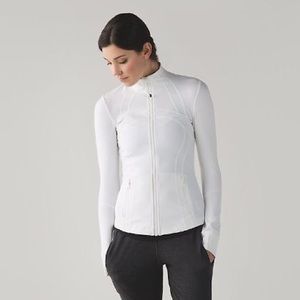 Lululemon White Define Zip Jacket